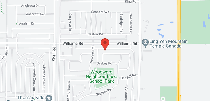 map of 11531 SEABROOK CRESCENT